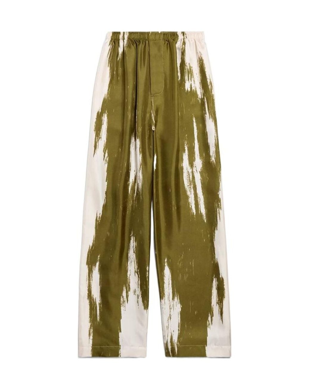 Balenciaga Green Brush Scratch Pyjama Pants