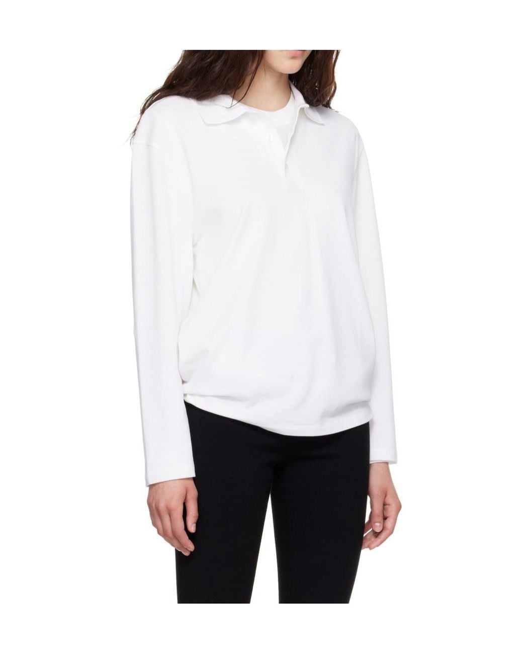 Flore Flore White Diana Polo Shirt