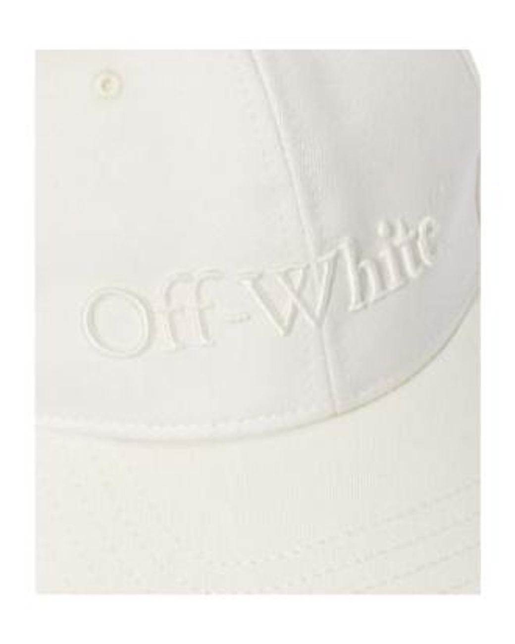 Off-White c/o Virgil Abloh White Drill Logo Bksh Baseball Cap