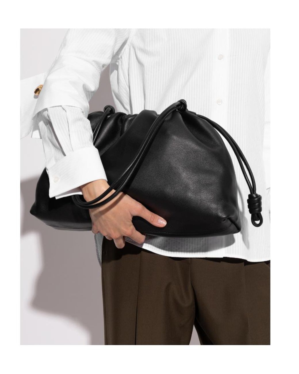 Loewe Black Large Flamenco Shoulder Bag