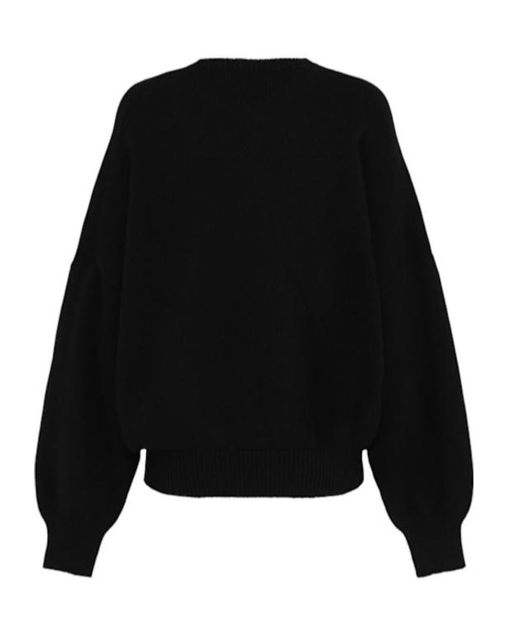 Khaite Black Wolfe Cashmere Knit Sweater