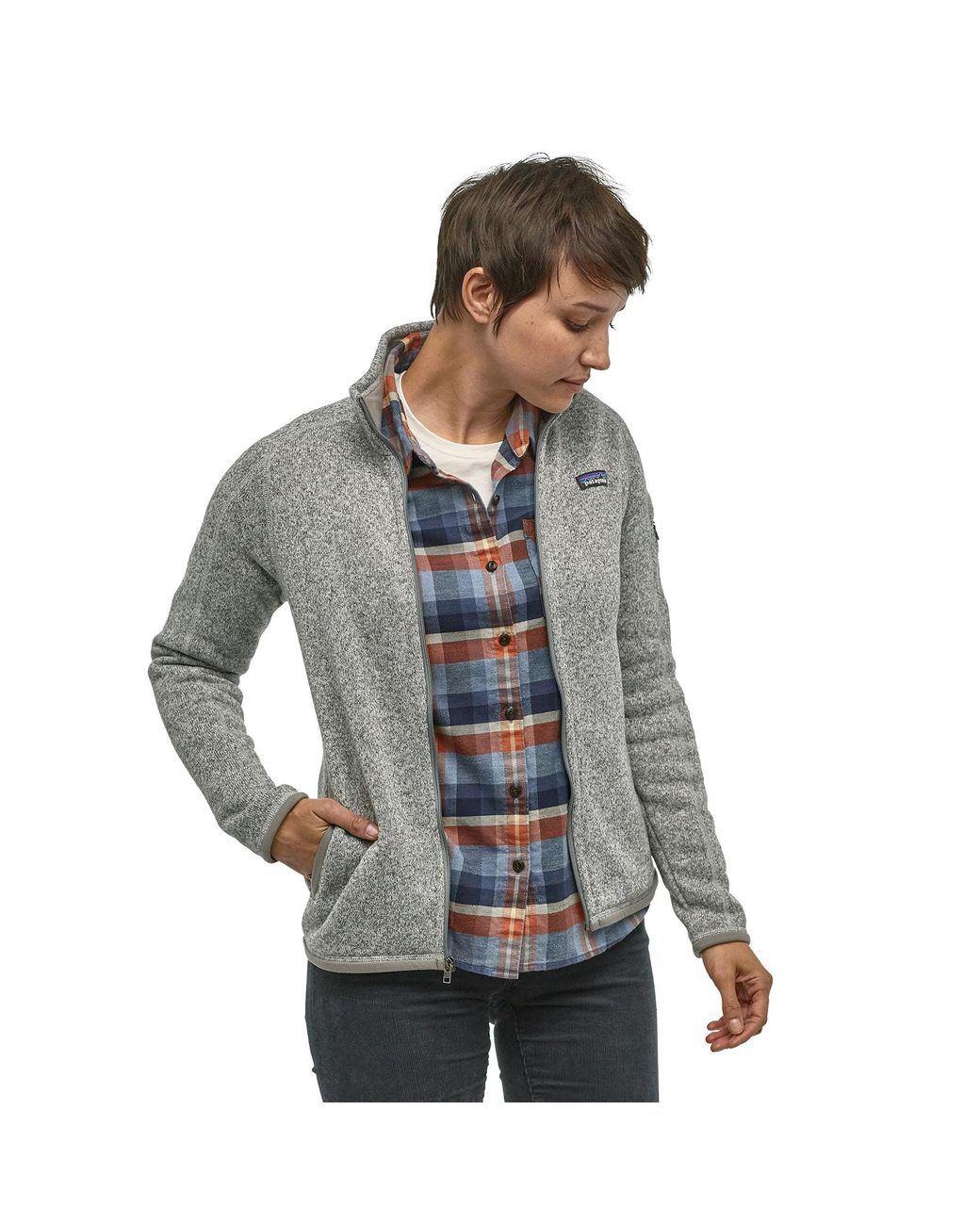 Patagonia Gray Better Sweater Fleece Jacket