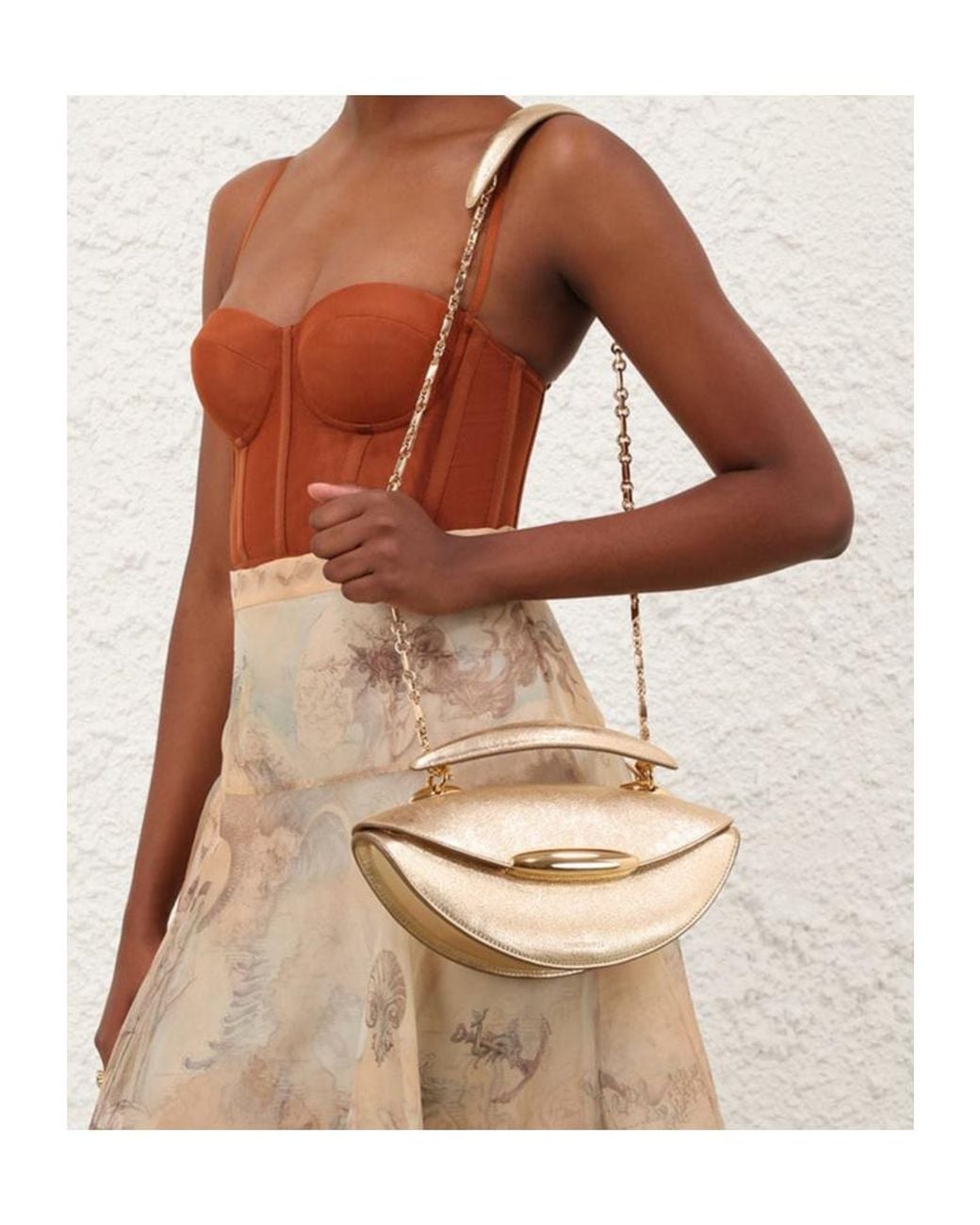 Zimmermann White Flap Shoulder Bag