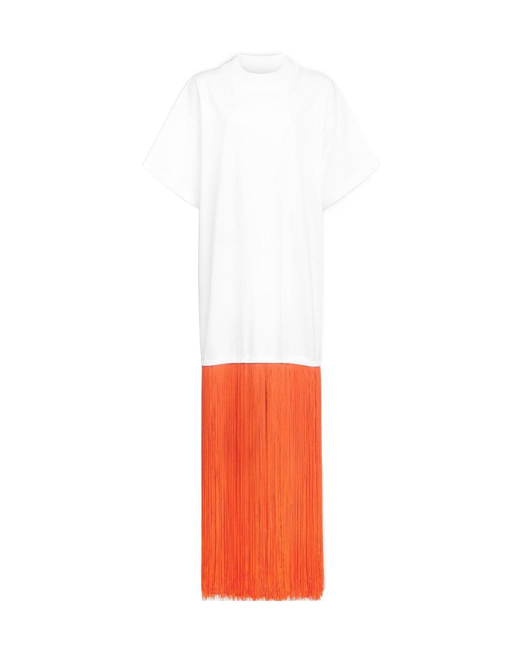 Alaïa White Alaïa Fringed T-Shirt