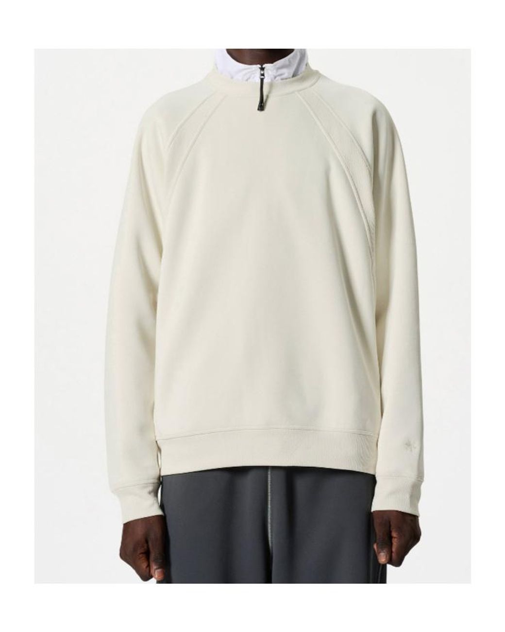Goldwin White Gramia Wf Pullover for men