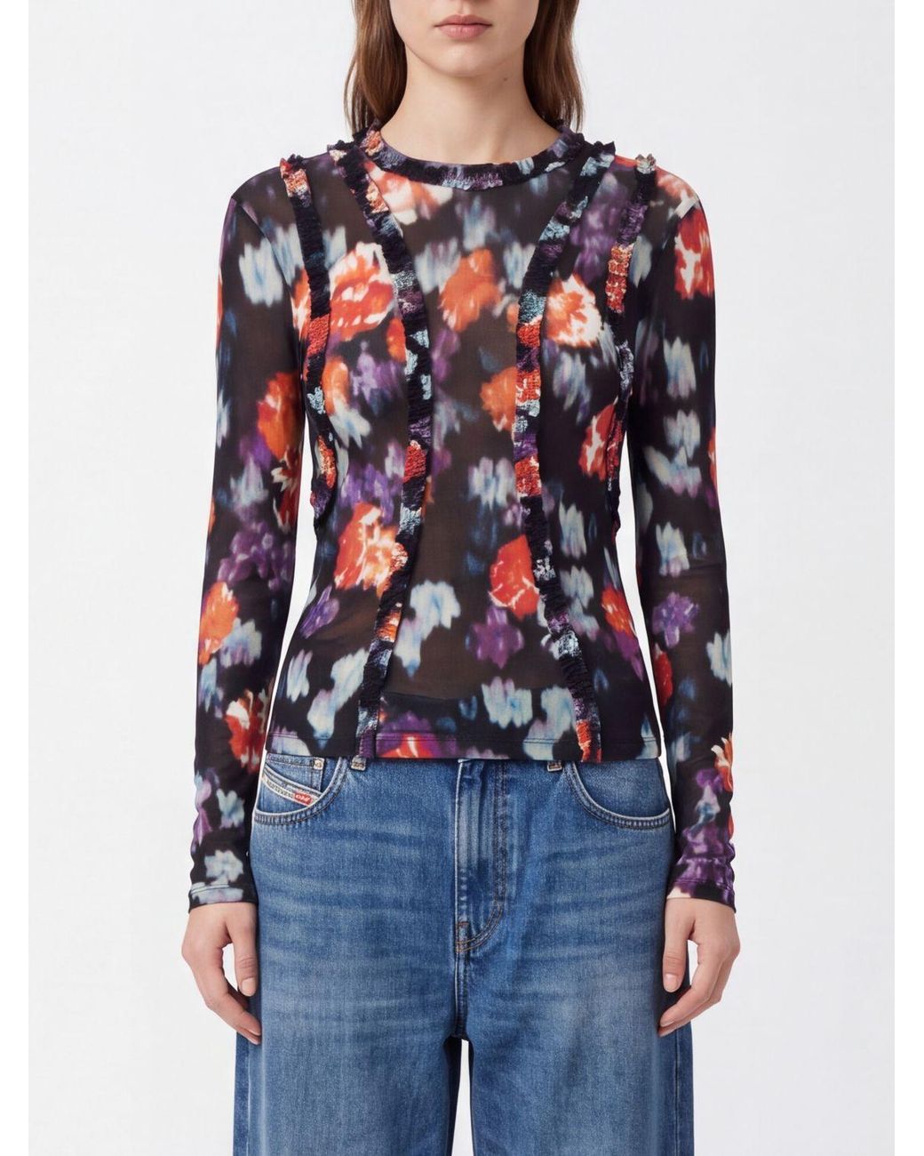 Ulla Johnson Blue Clover Jersey Top