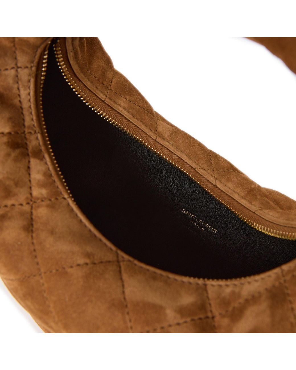 Saint Laurent Brown Minimalstyle Hobo Bag