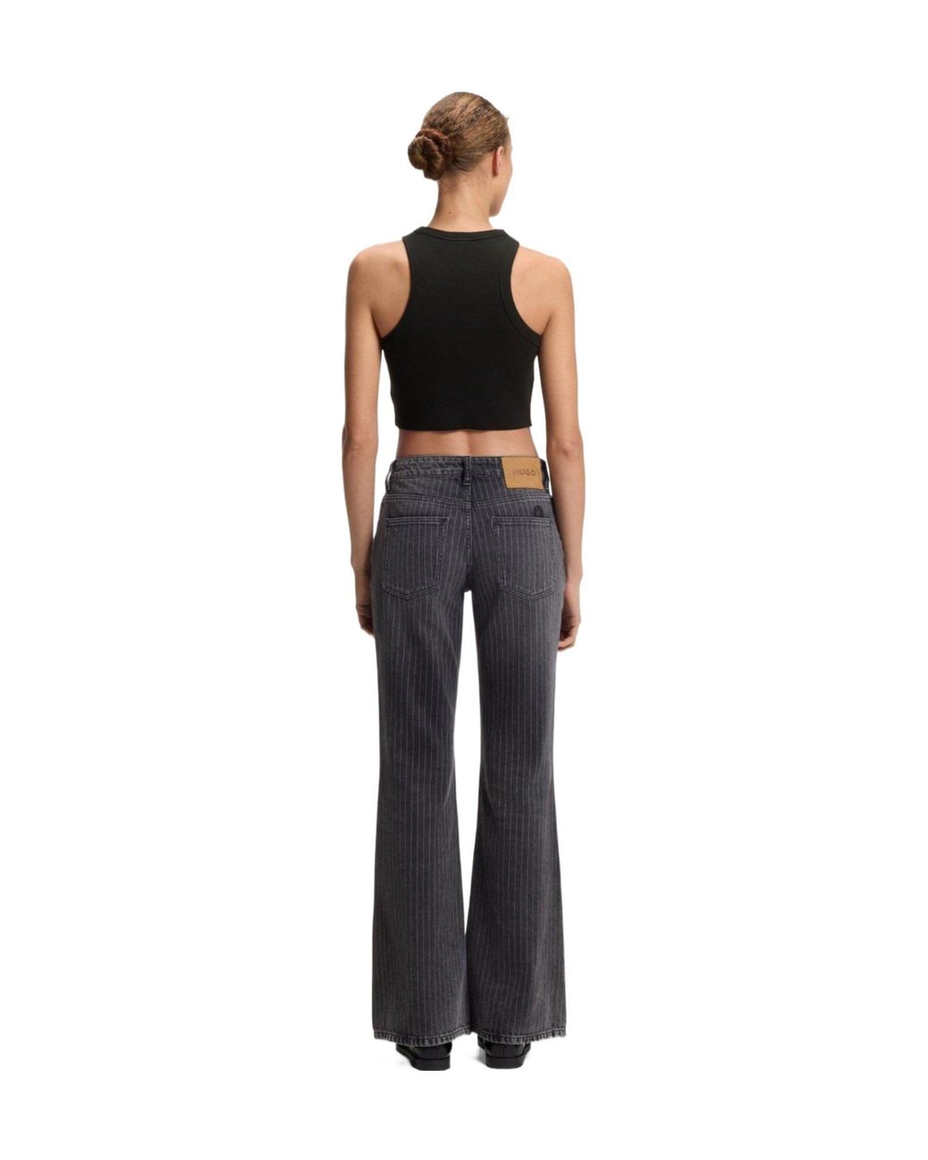 Boss Black Solid Color Tank Top