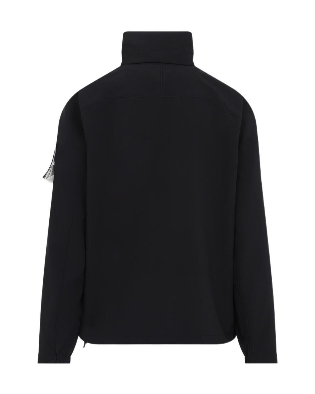 Stone Island Black High Neck Zipped Jacket for men