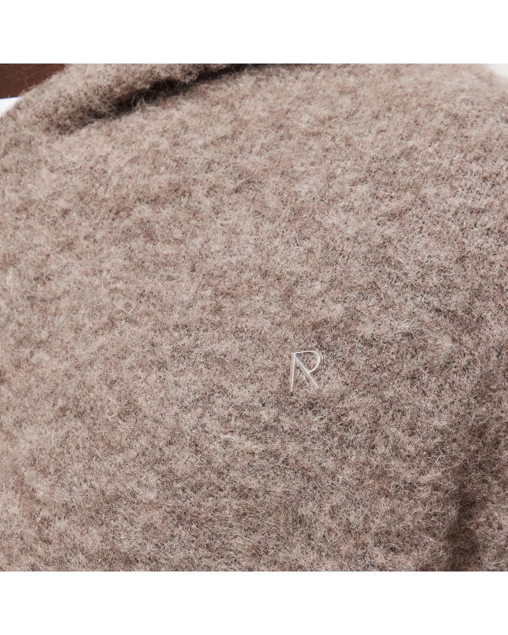 Represent Brown Hooded Knitted Sweater for men