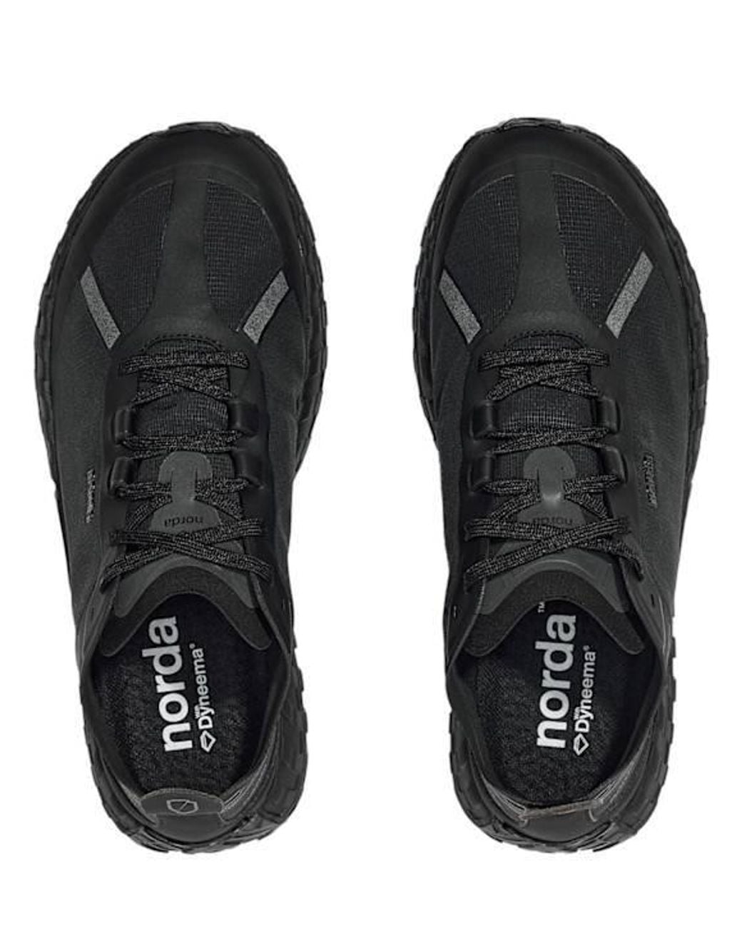 Norda Black Dyneema Trail Running Shoes for men