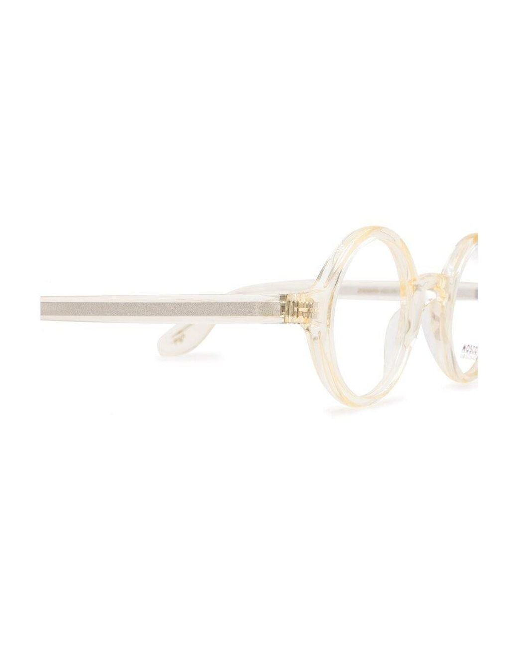Moscot White Zolman Tinted Sunglasses for men