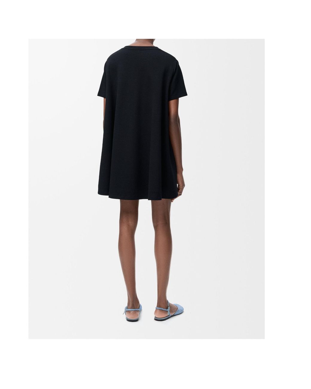 Loewe Black Short-Sleeve Dress