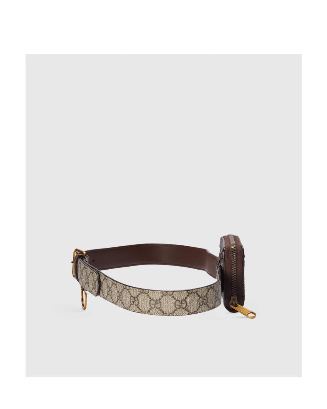 Gucci White Ophidia Gg-Jacquard Belt Bag for men