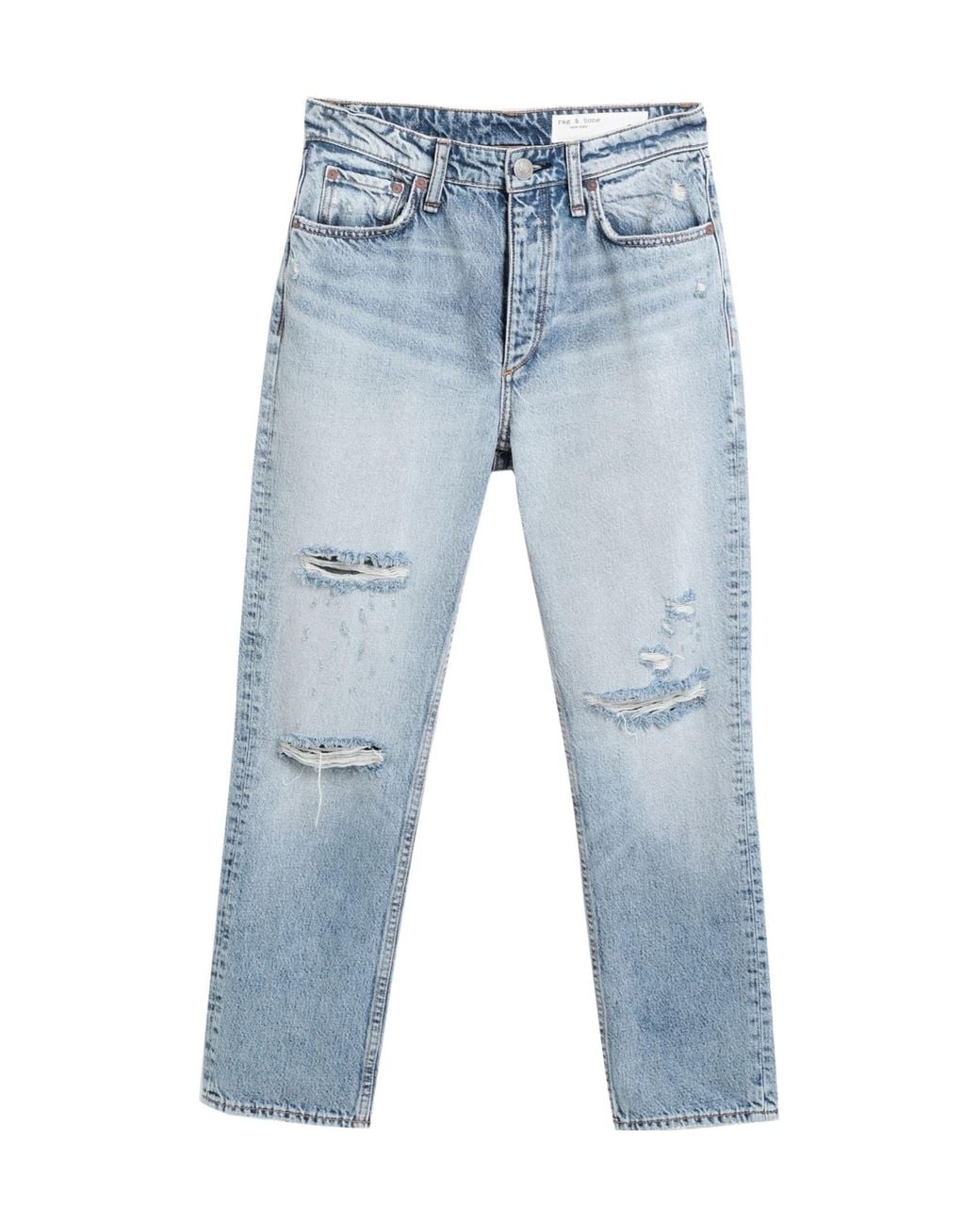 Rag & Bone Blue Denim Trousers