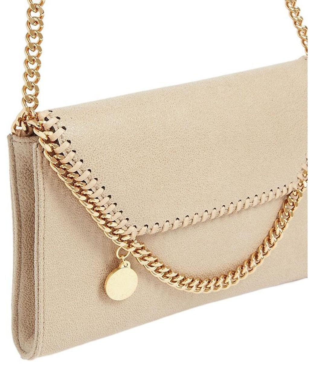 Stella McCartney Natural Falabella Mini Shoulder Bag