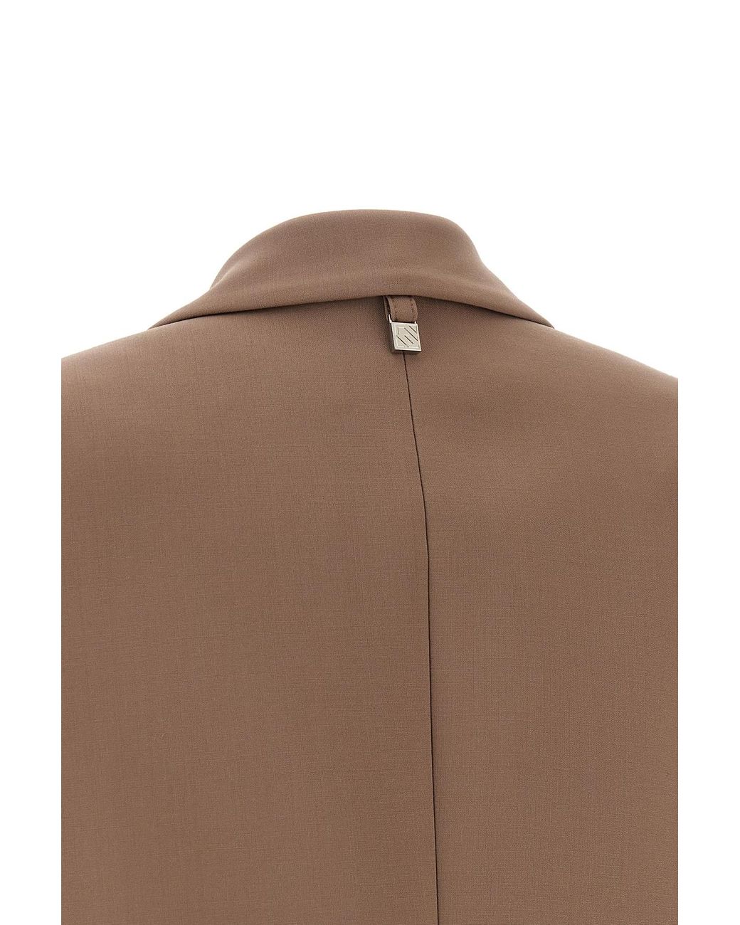 GIUSEPPE DI MORABITO Brown Double-Breasted Blazer