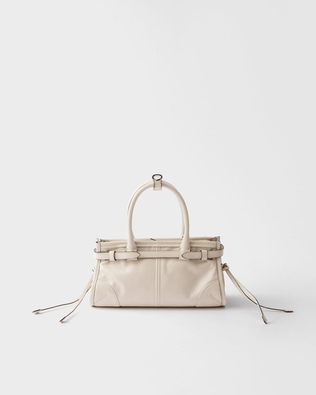 Prada Natural Bonnie Leather Mini Handbag