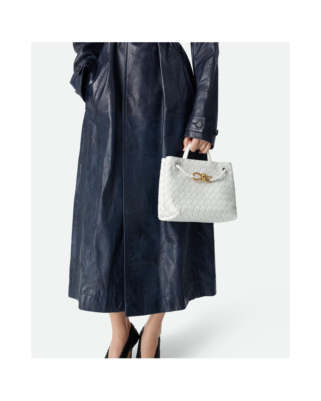 Bottega Veneta Gray Small Andiamo