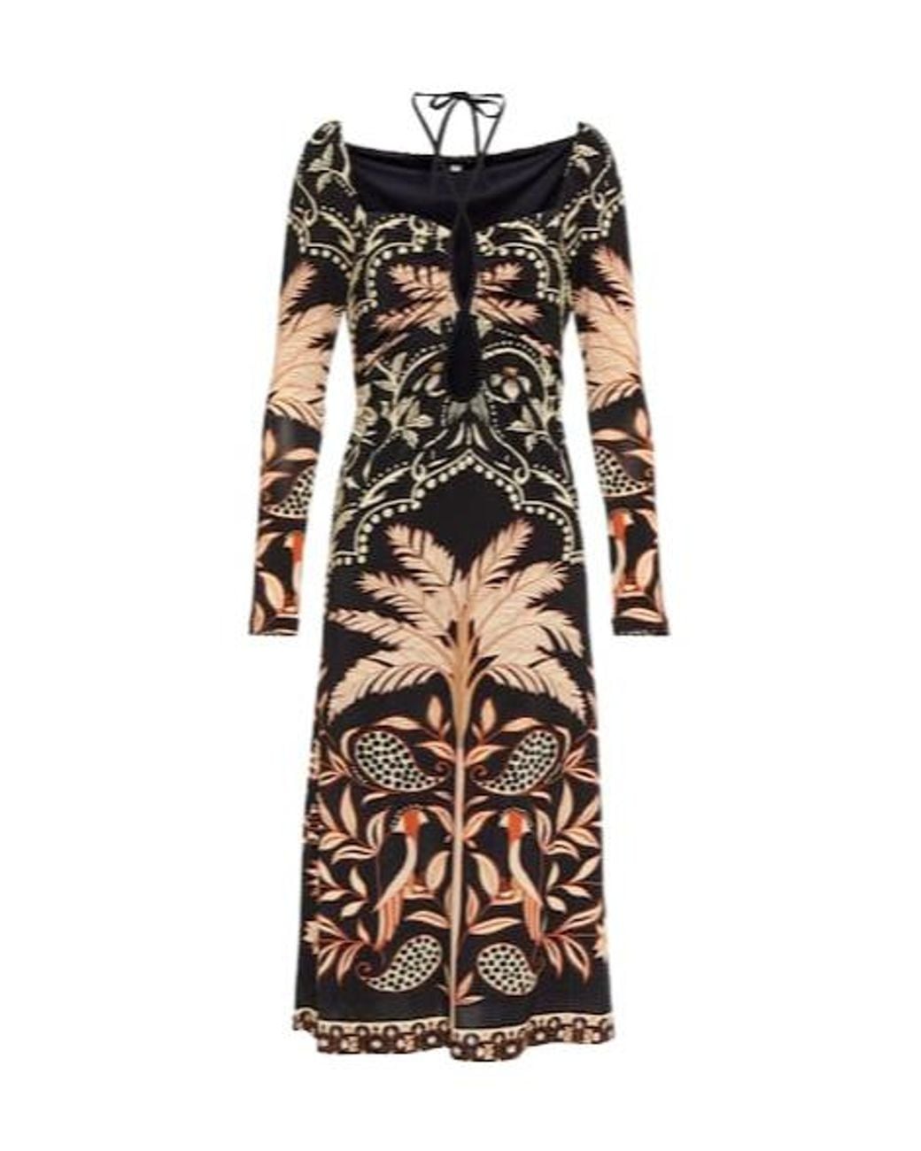 Johanna Ortiz Natural Fables Of The Night Midi Dress