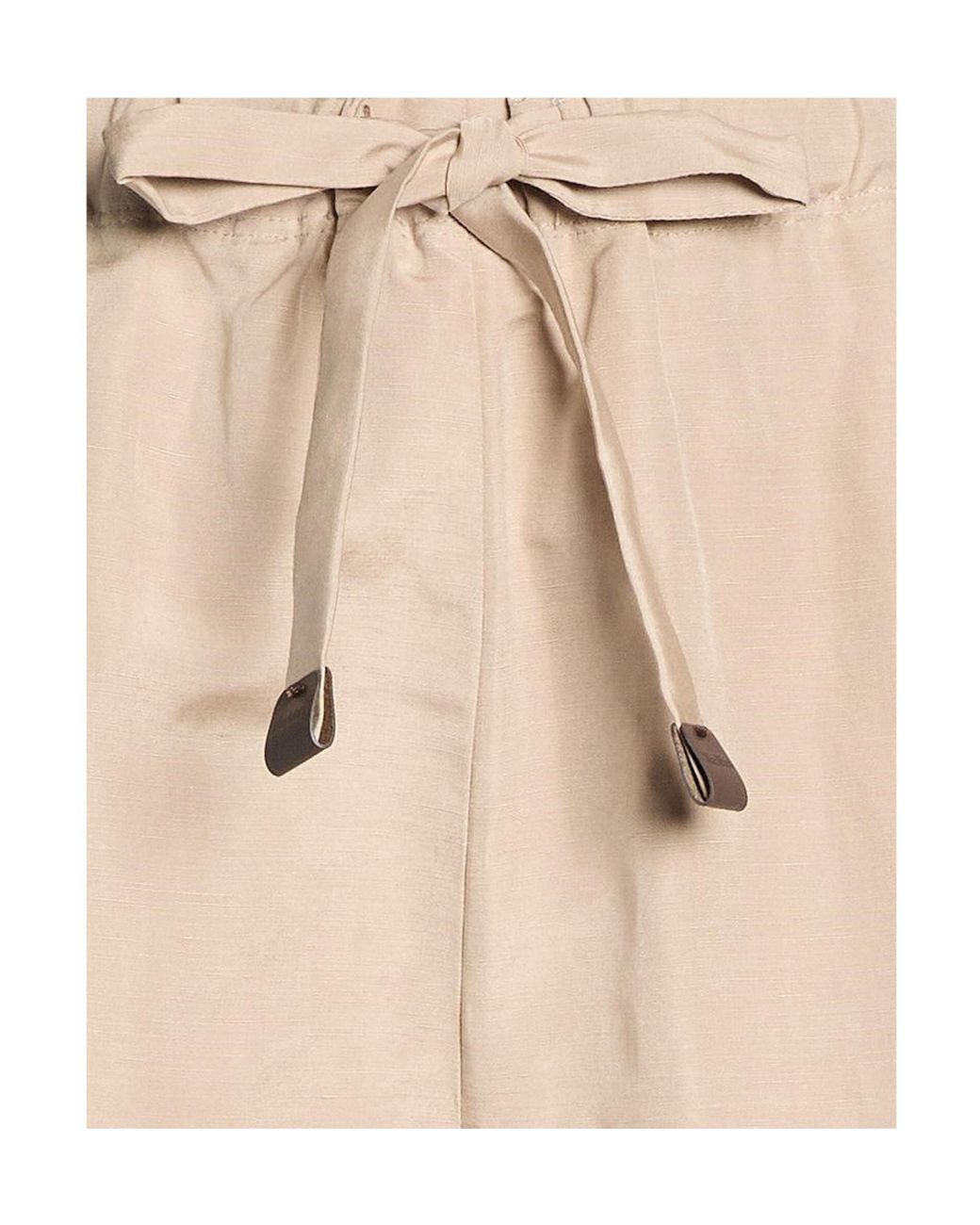 Max Mara Natural Plain Colour Shorts
