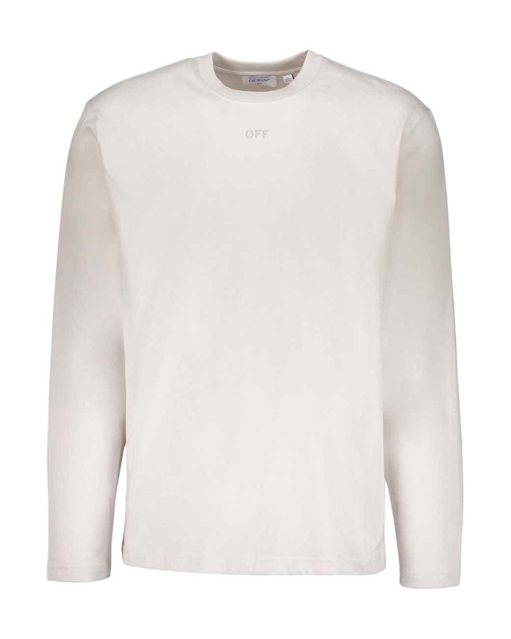 Off-White c/o Virgil Abloh White Brushed Arrows Long-Sleeve T-Shirt for men