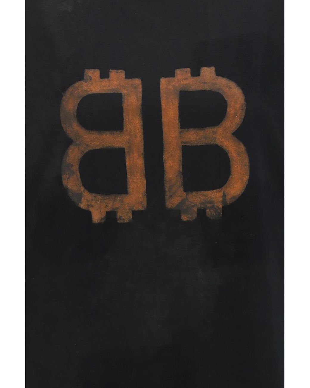 Balenciaga Black T-Shirt Crypto Oversize for men