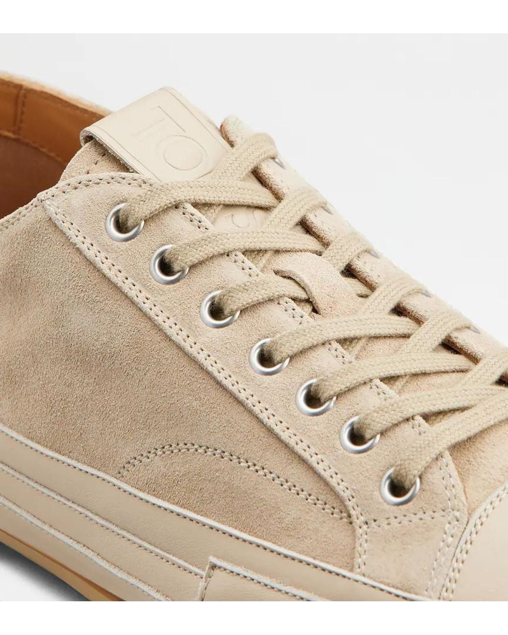 Tod's Natural Suede Sneakers for men