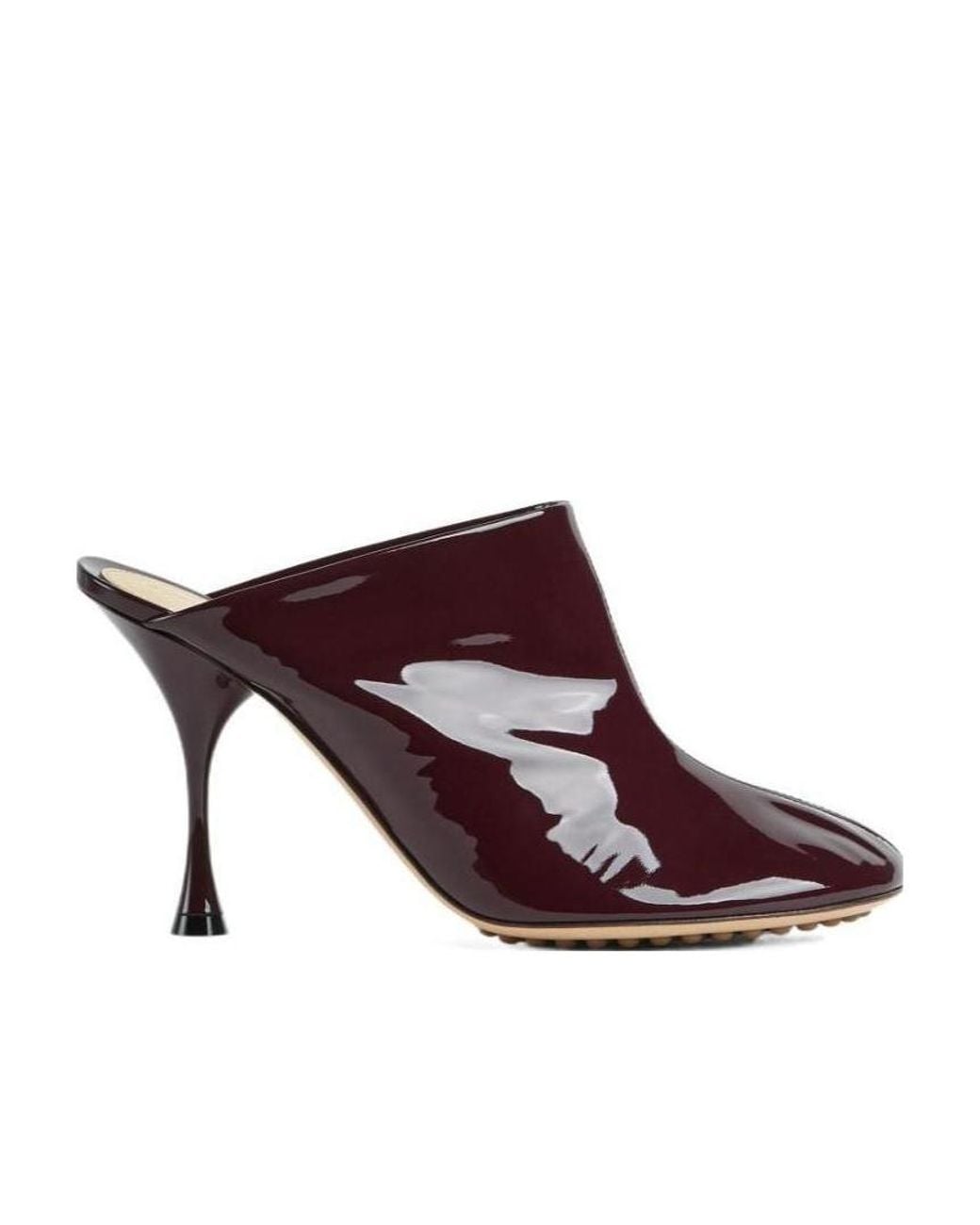 Bottega Veneta Purple Dot Sock Mules