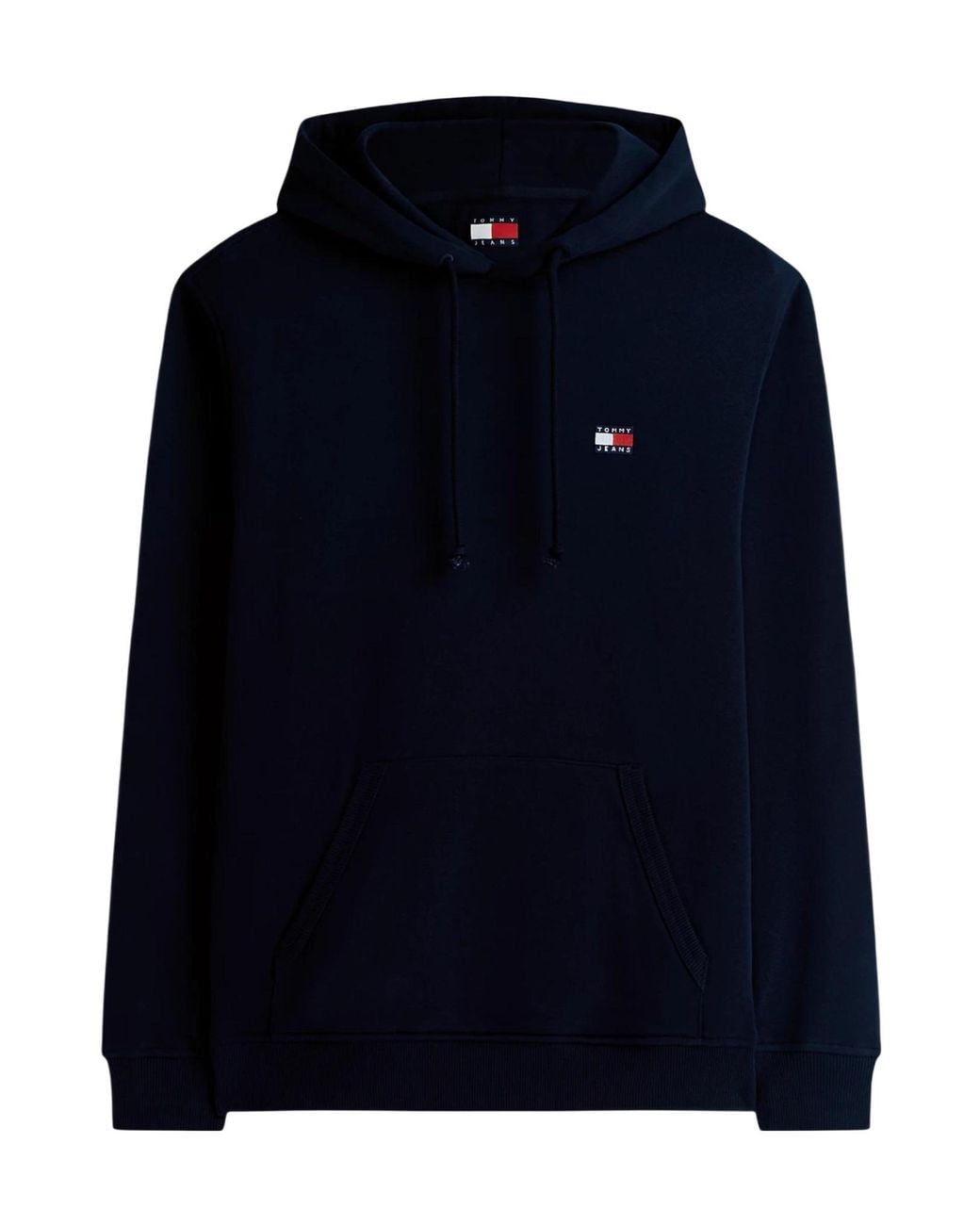 Tommy Hilfiger Blue Tommy Badge Brushed Fleece Hoodie for men