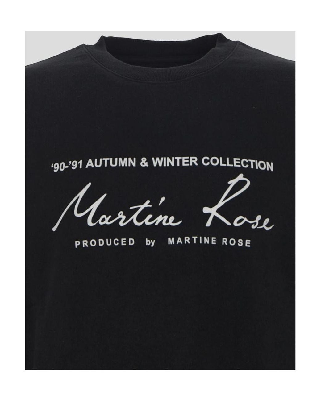 Martine Rose Black Sweatshirt for men