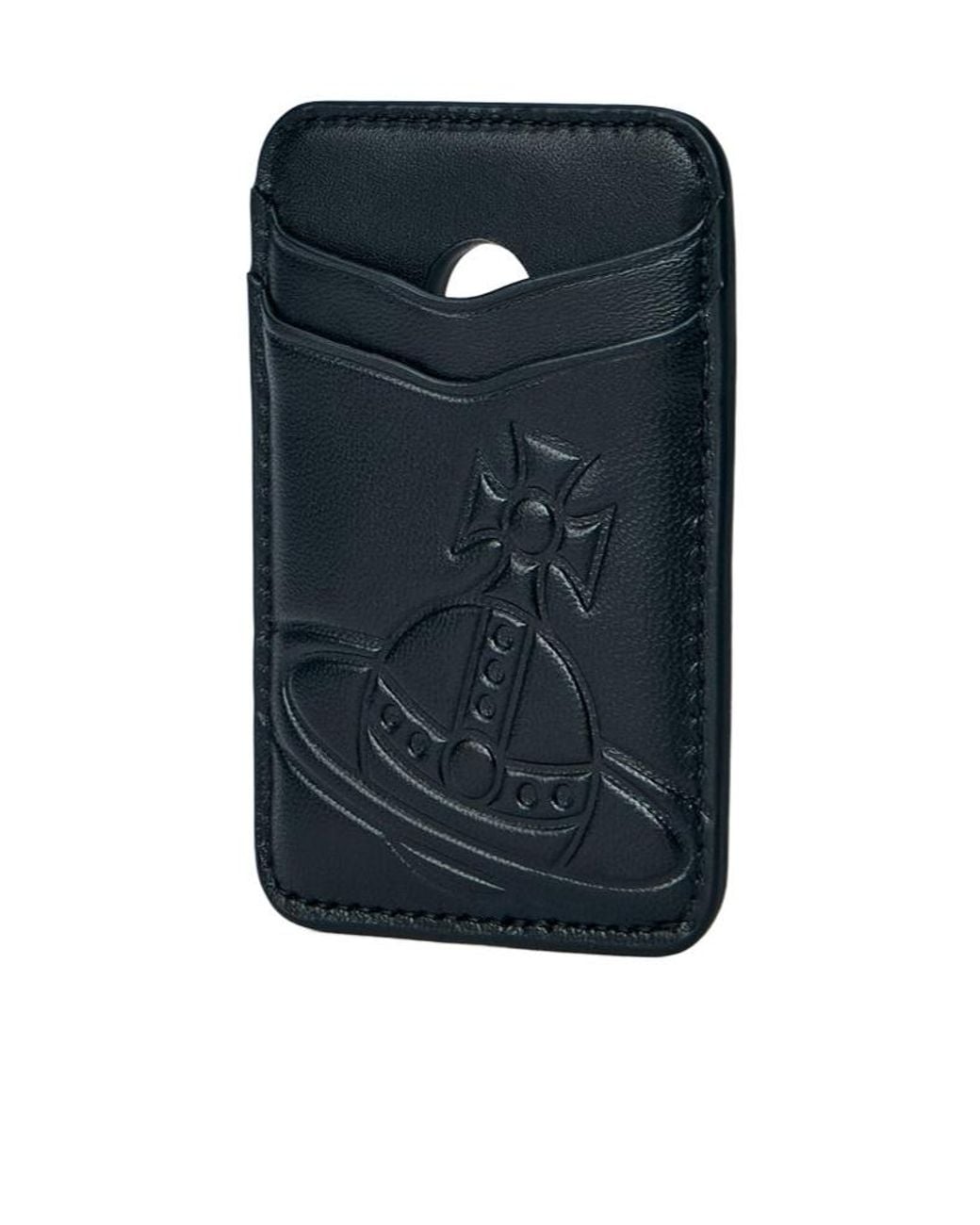 Vivienne Westwood Blue Magsafe Card Case for men