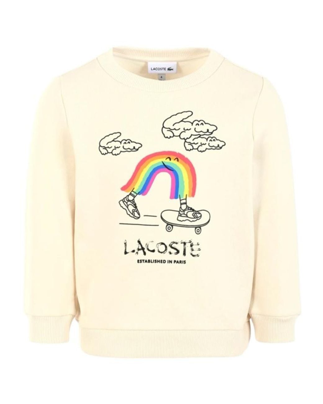 Lacoste Natural Kids Graphic Print Sweaters for men