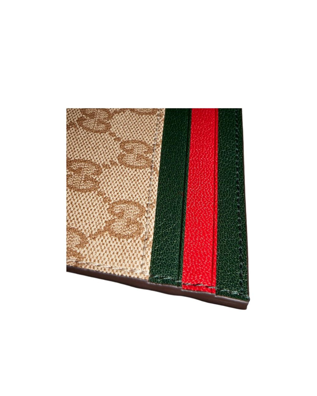 Gucci Red Card Case With Slots