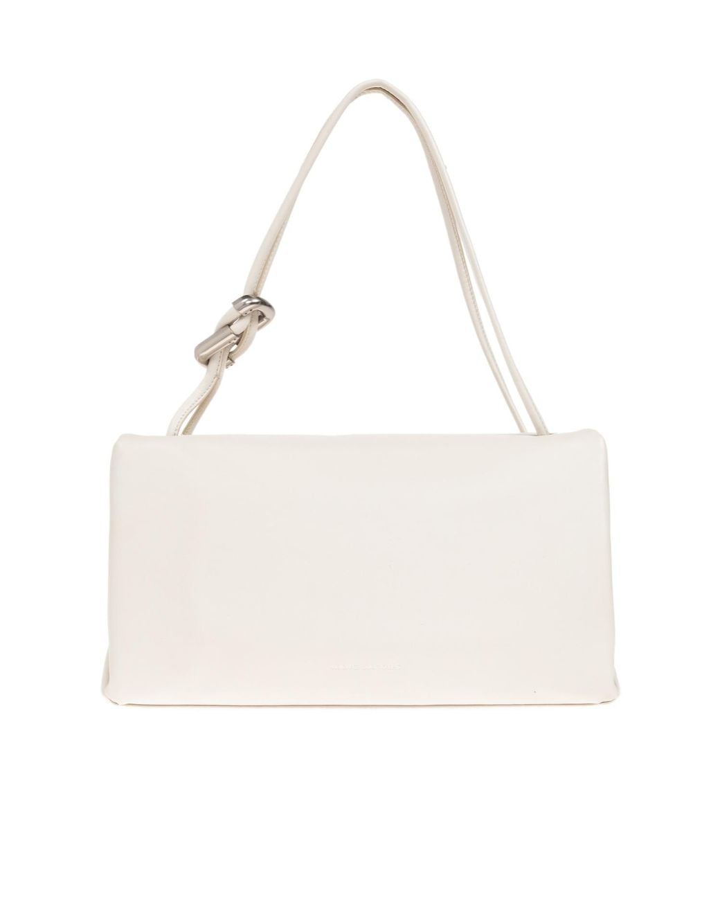 Marc Jacobs White The Large Dual Foldover-Top Shoulder Bag