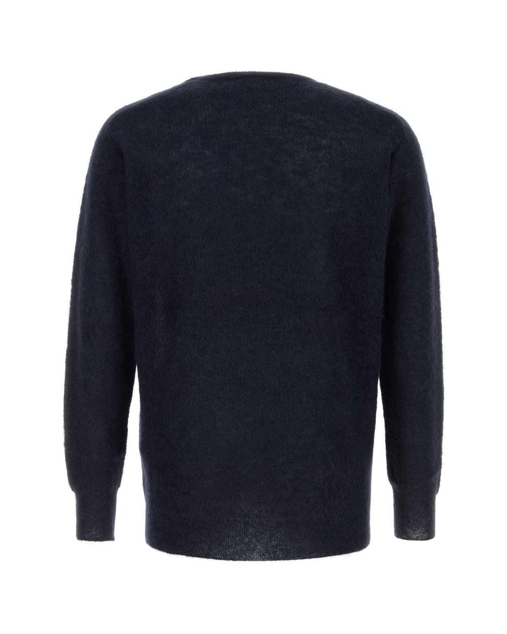Auralee Blue Baby Suri Alpaca Knitwear for men