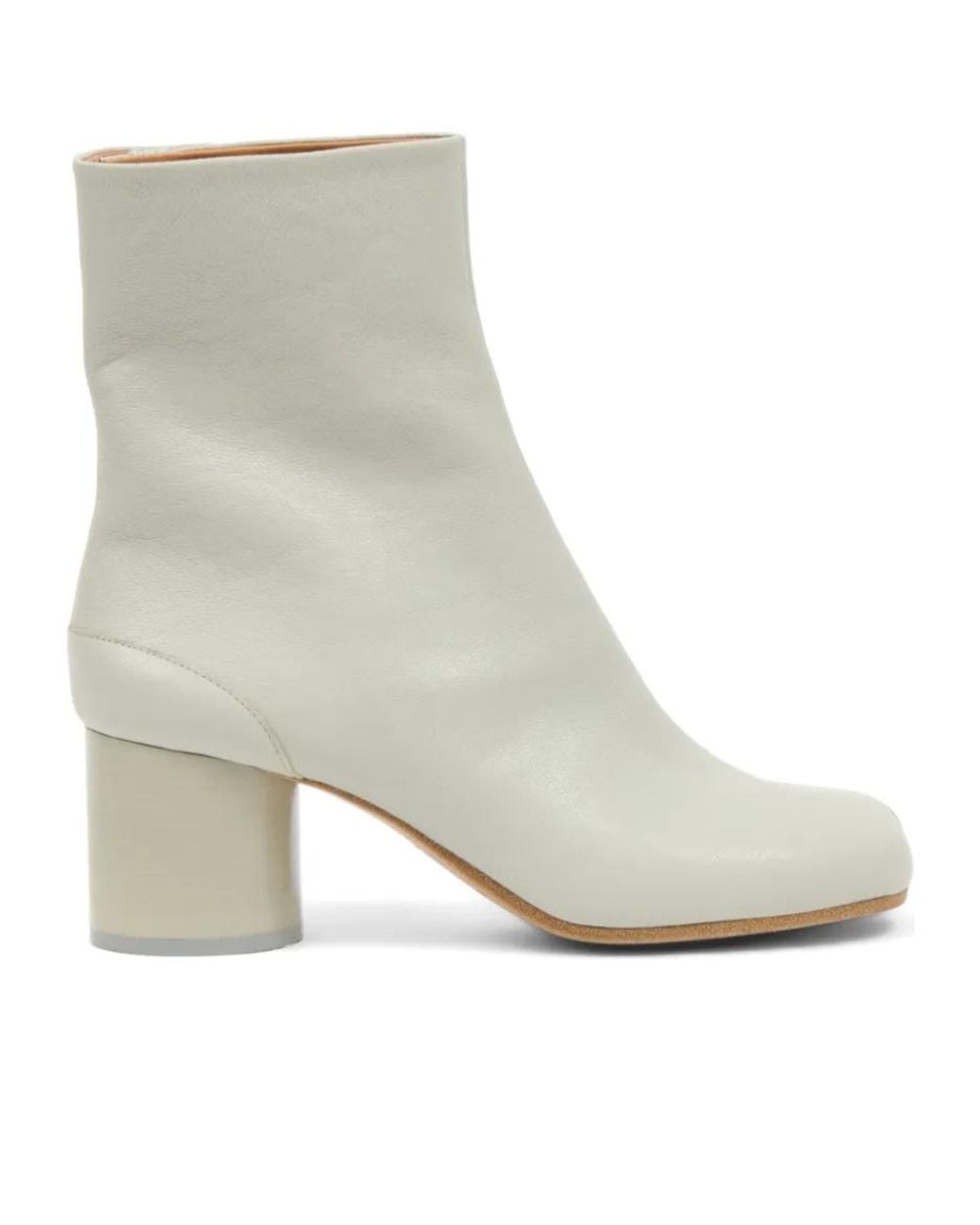 Maison Margiela Natural Tabi Ankle Boots