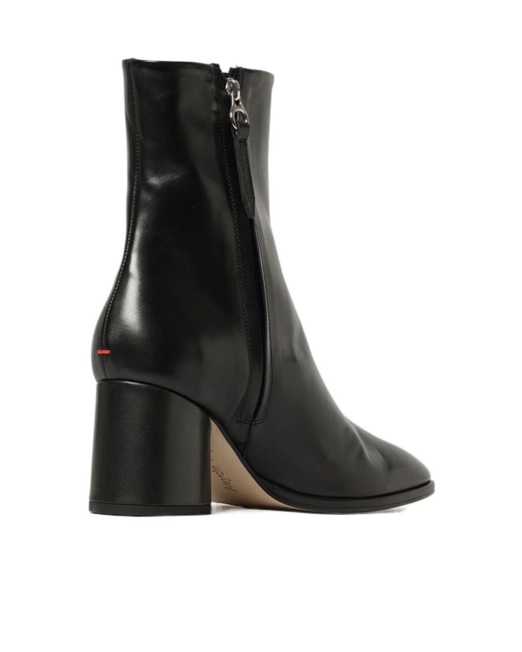 Aeyde Black Chunky Heeled Ankle Boots
