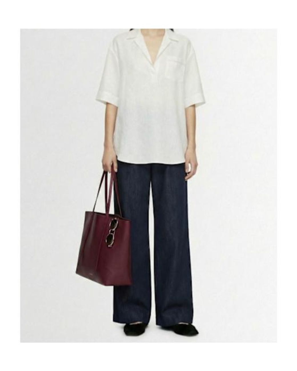 Fabiana Filippi White Short-Sleeved Polo Shirt