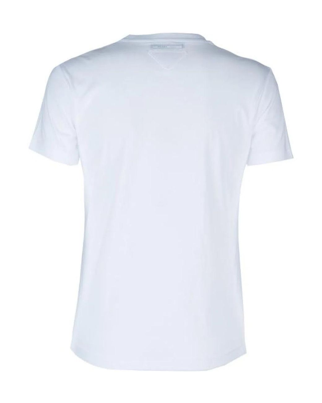 Prada White Short-Sleeved T-Shirt