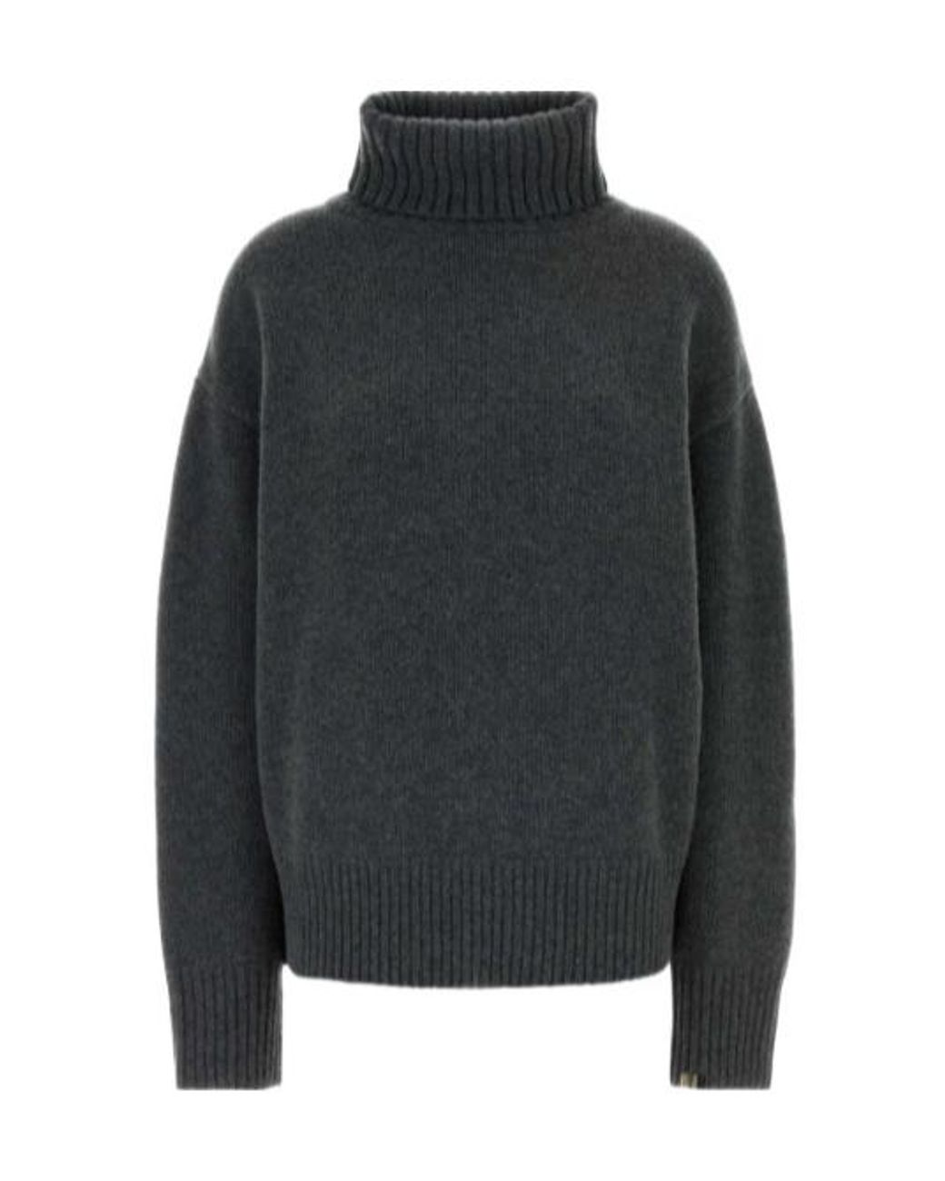 Extreme Cashmere Black N20 Oversized Turtleneck Sweater