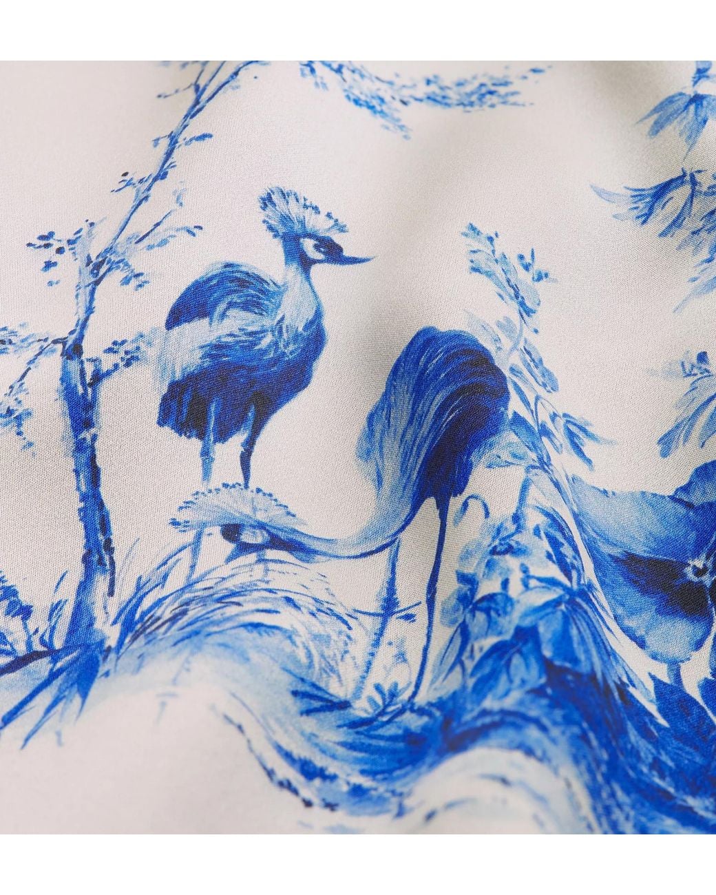 Dior Blue Mid-Length Flared Skirt