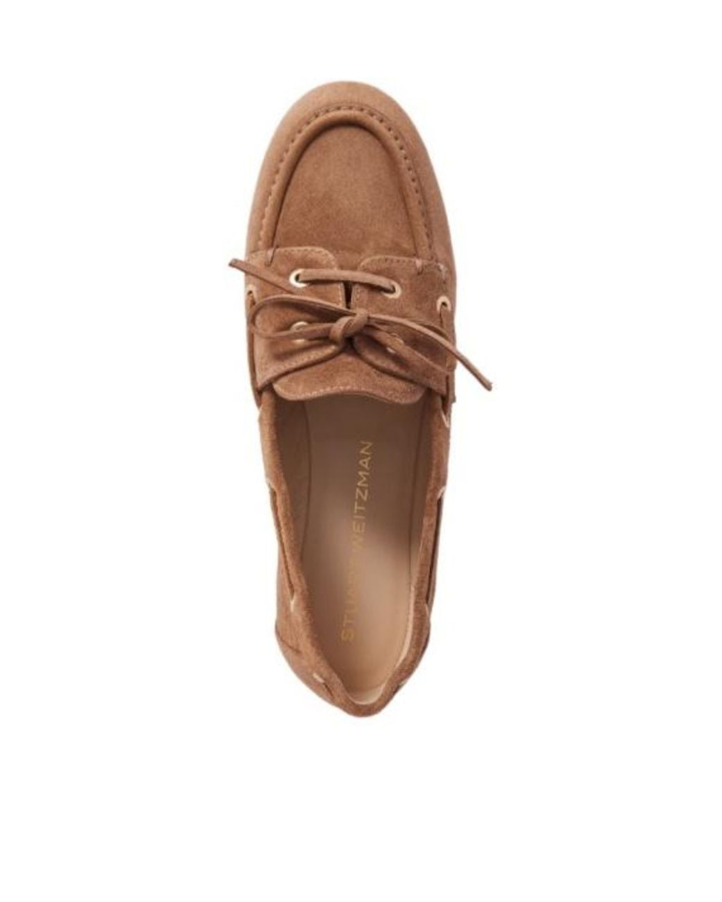 Stuart Weitzman Brown Tinsley Moccasin