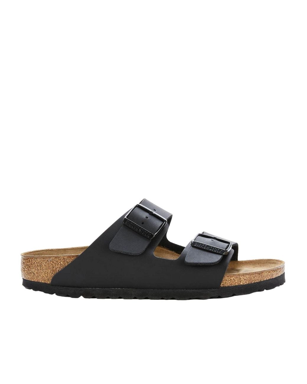Birkenstock Black Two-Strap Slide Sandals