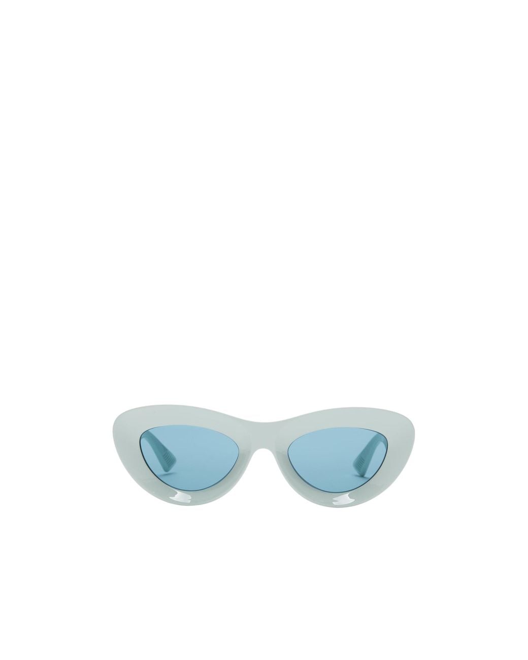 Bottega Veneta Blue Eyewear Cat Eye Frame Sunglasses
