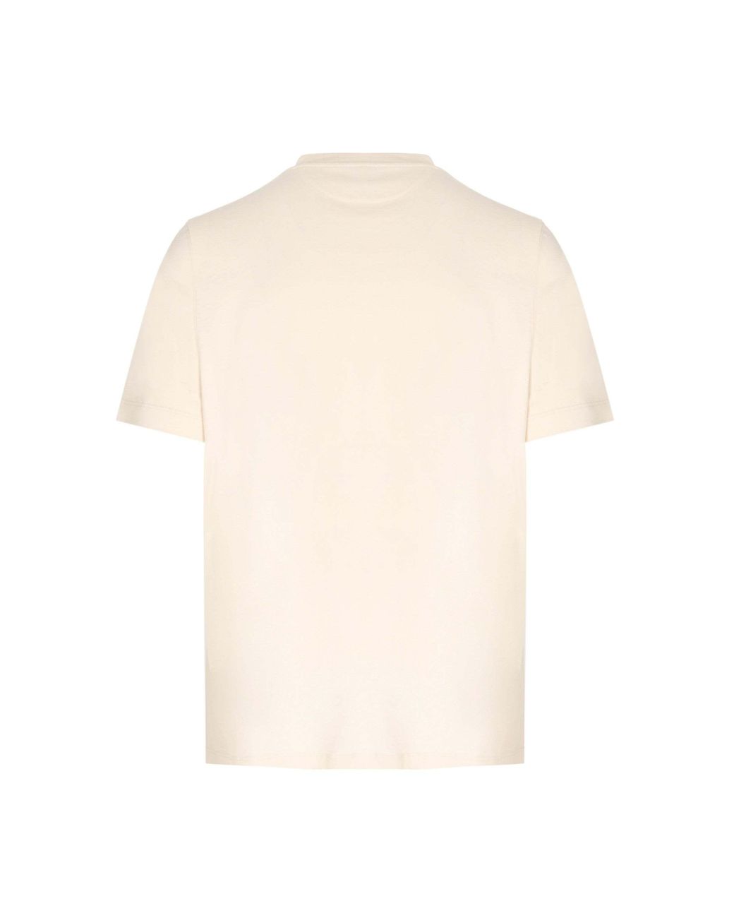 Brunello Cucinelli White Short Sleeve T-Shirt for men