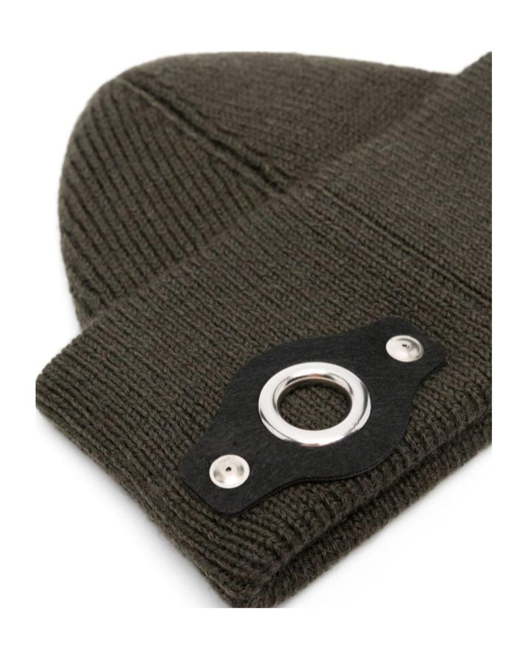 Craig Green Black Turn-Up Wool Knit Hat for men