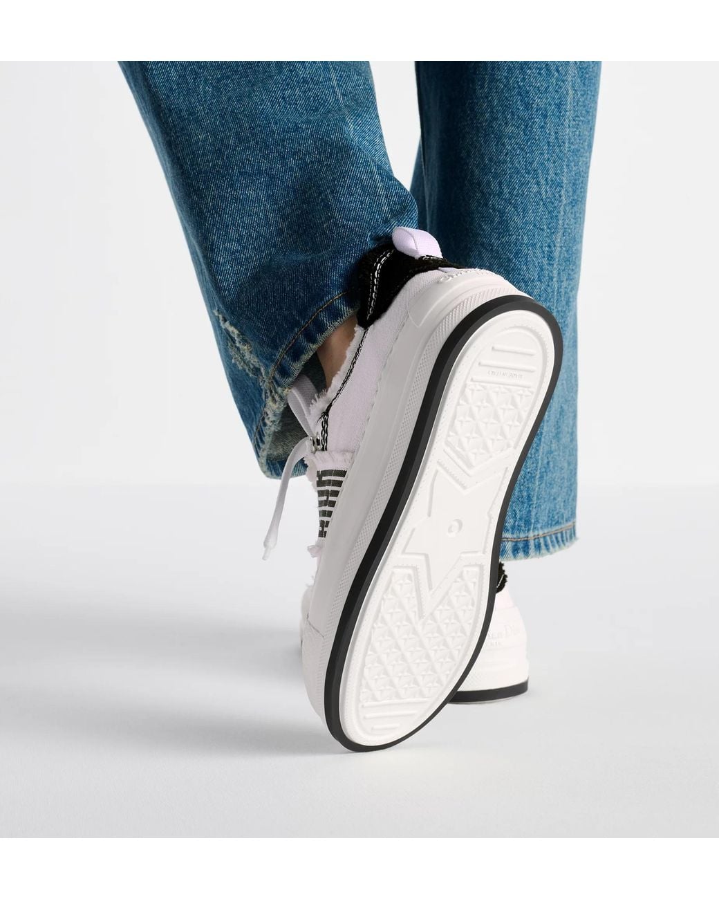 Dior White Walk'N' Platform Sneaker