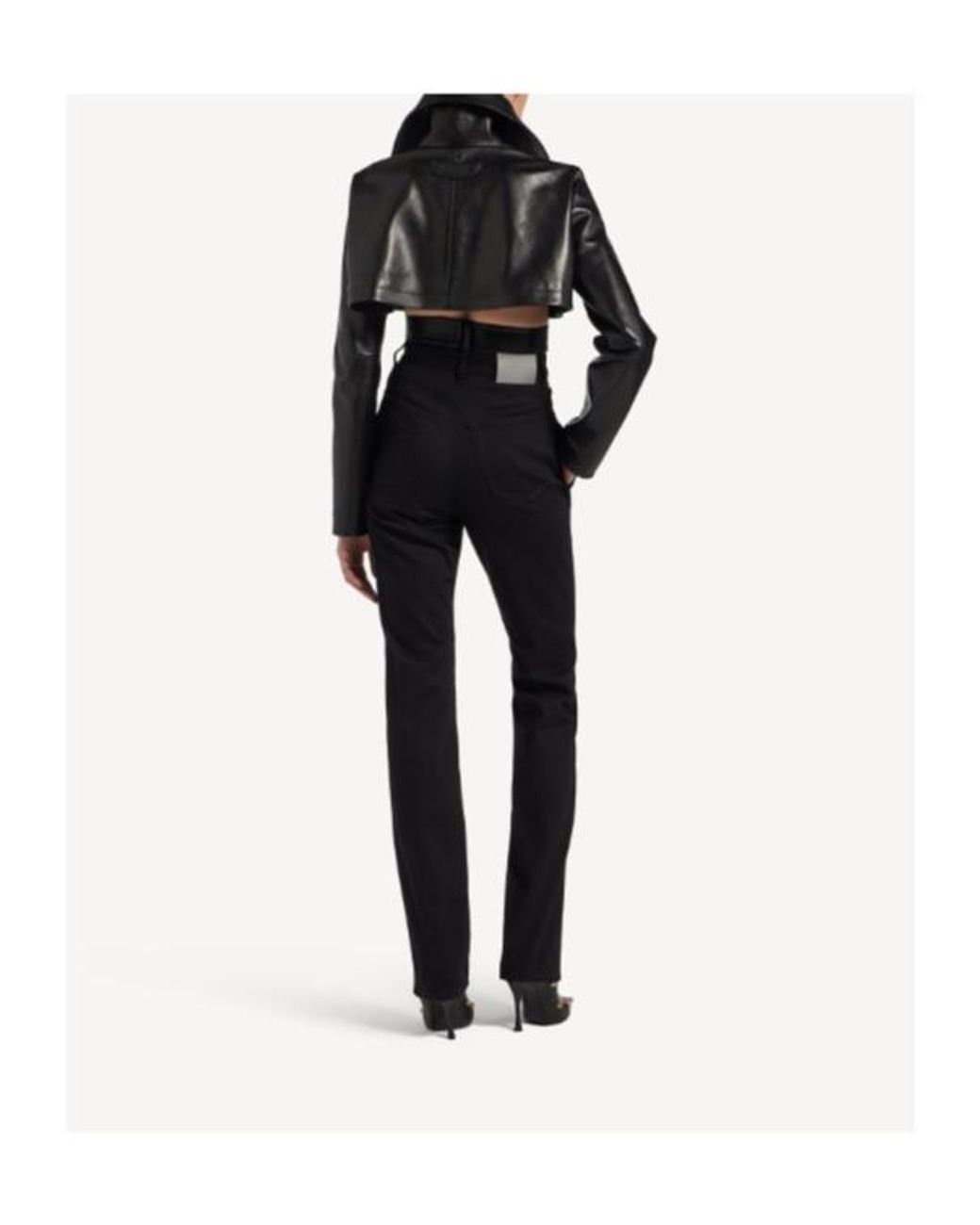 Balenciaga Black High Waisted Skinny Jeans
