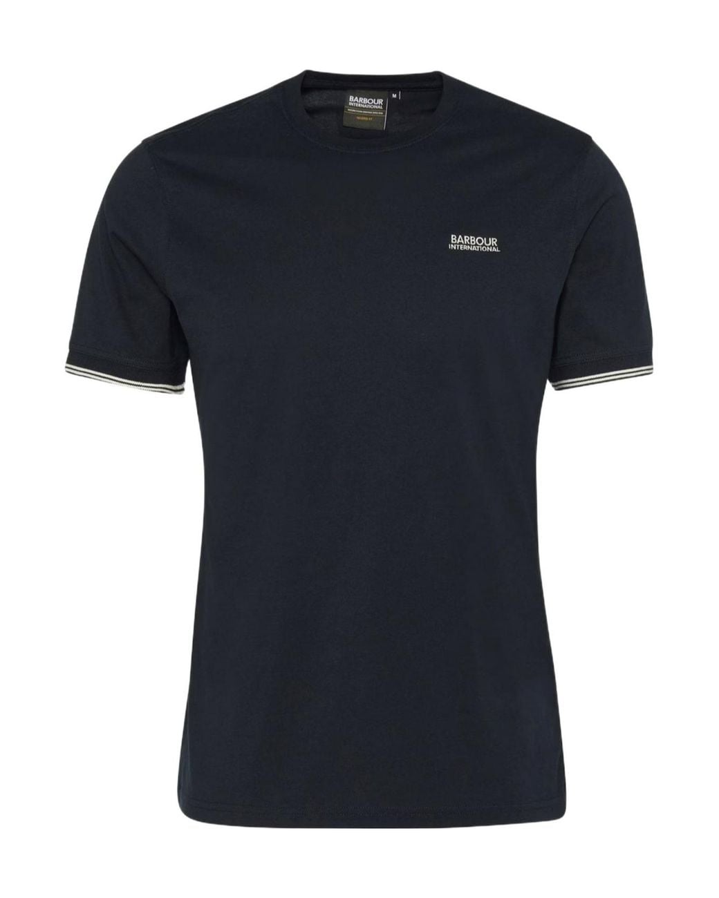 Barbour Black Philip Tipped T-Shirt for men